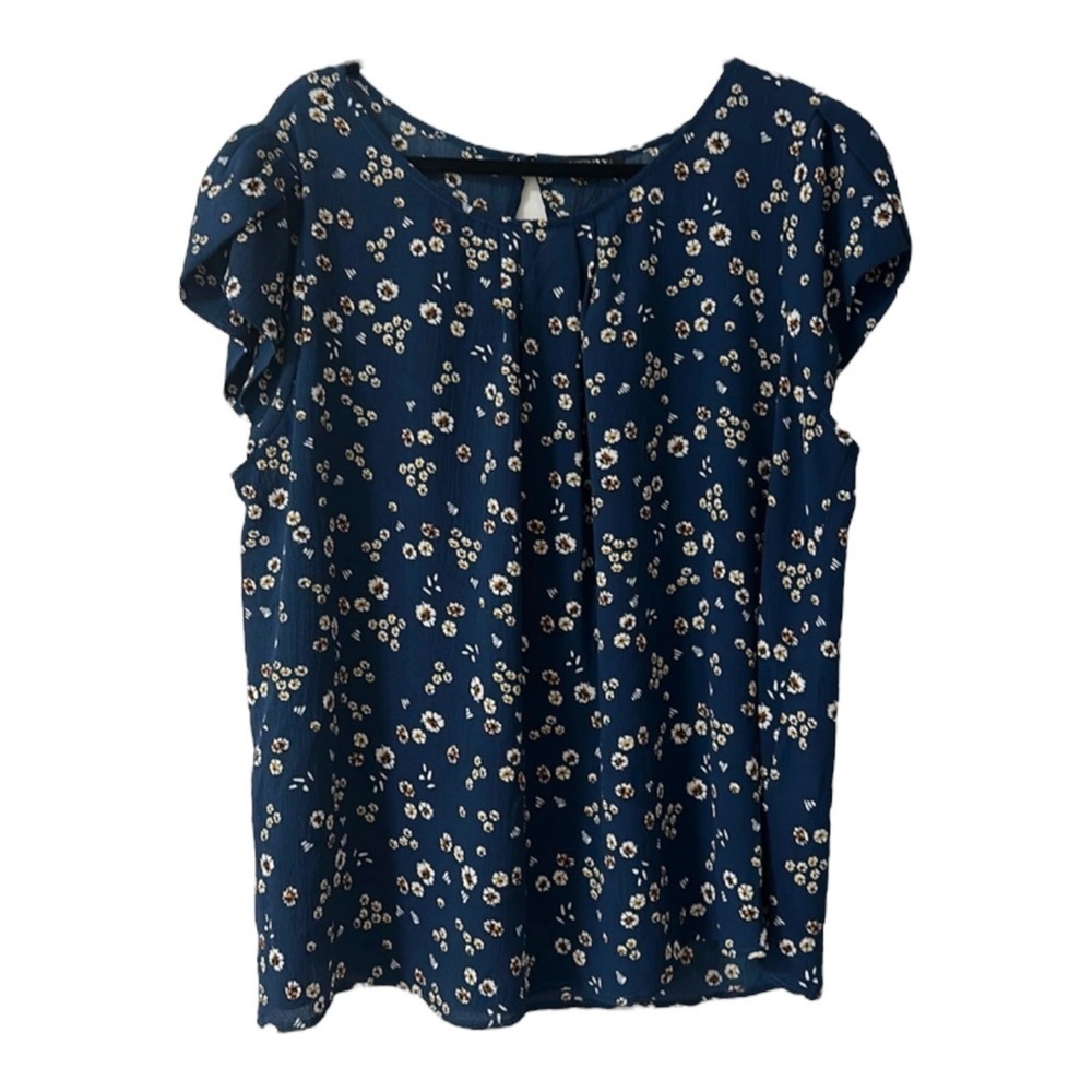 Papermoon Bastille Tulip Sleeve Floral Blouse